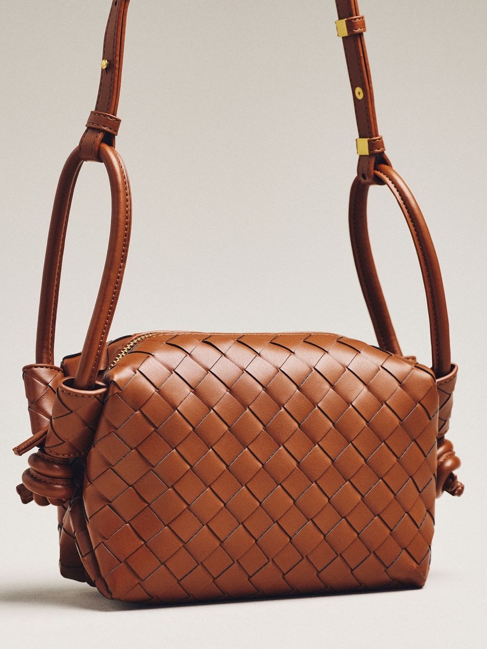 NWT Anthropologie Loop Strap Woven Crossbody Bag - Picture 3 of 6